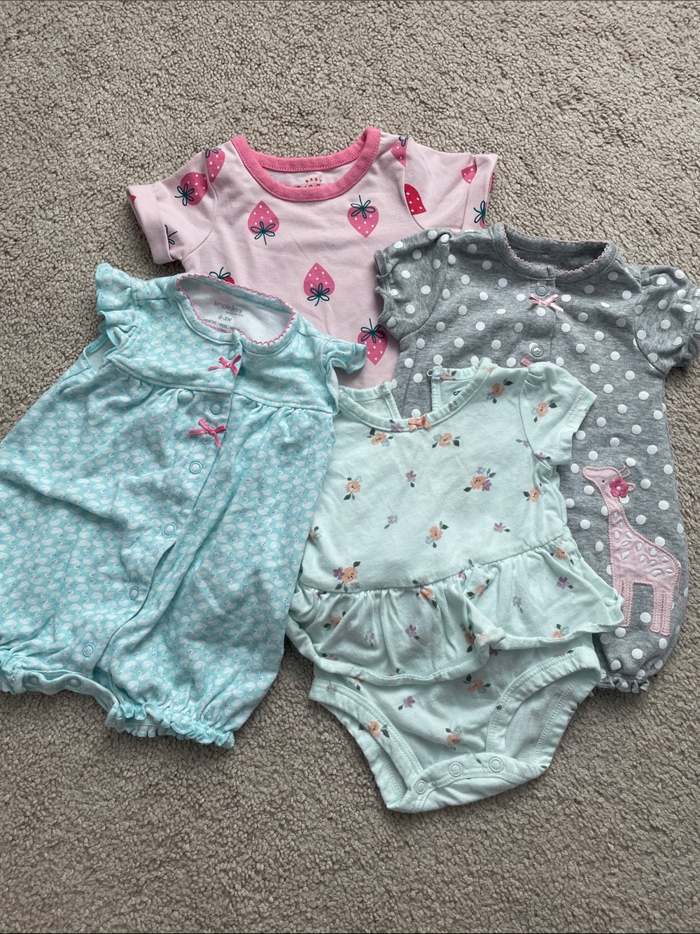 Baby Girl - Romper Bundle